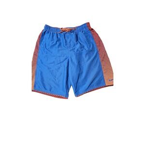 Nike‎ Blue, Orange and maroon swim shorts size XL